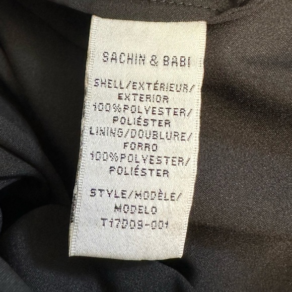 SACHIN + Babi Callie Mini Ruffle Dress Black Floral 4 - Picture 17 of 17